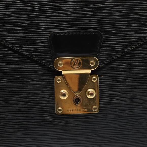 LOUIS VUITTON Epi Porte Documents Senateur Briefcase Black M54452 - Picture 8 of 16